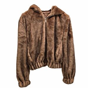 Brown Helmut Lang hoodie